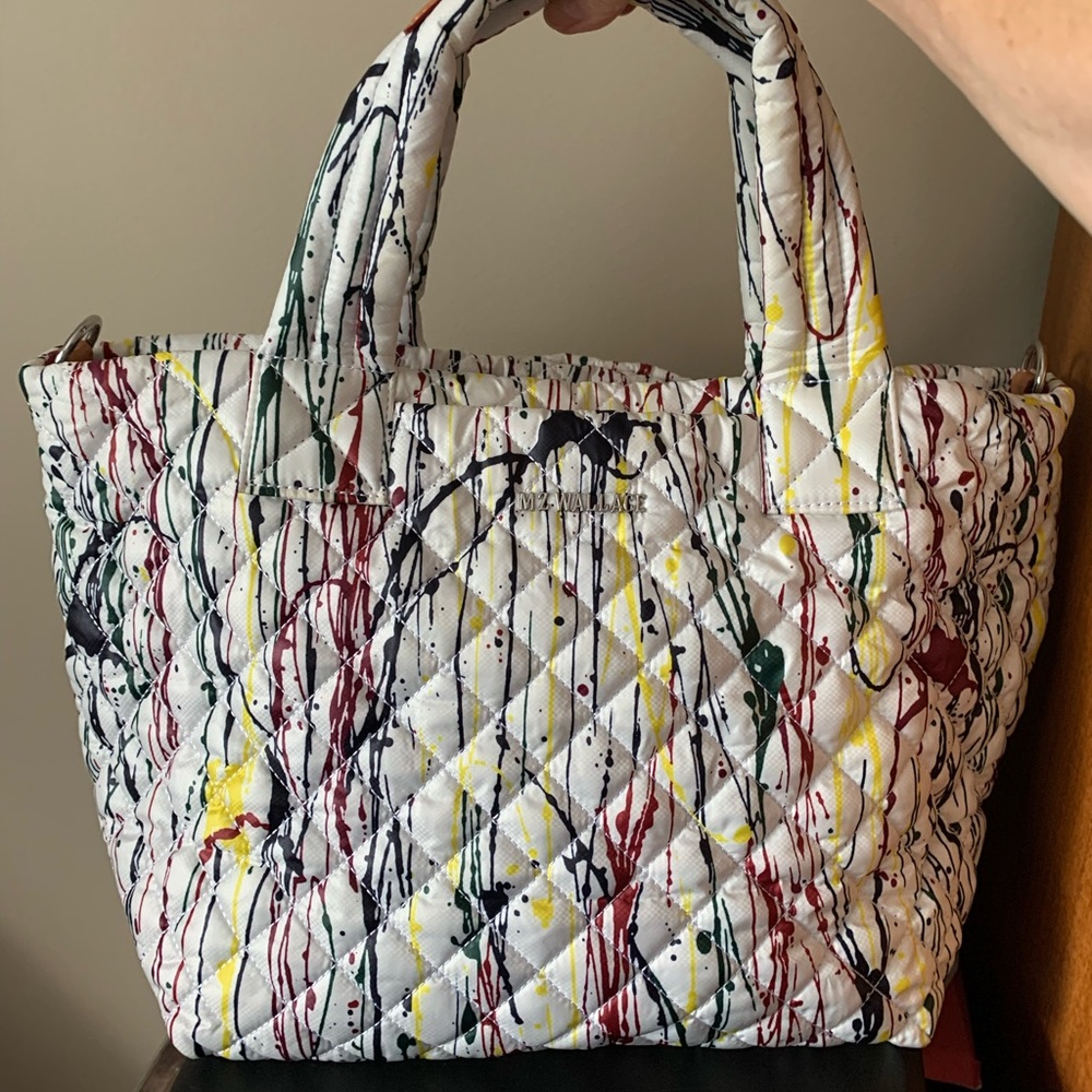 EUC MZ Wallace Painter’s Print Small Metro Tote Deluxe